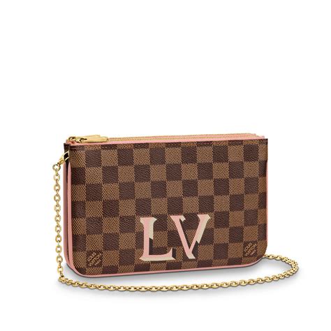 louis vuitton double pochette|double zip pochette.